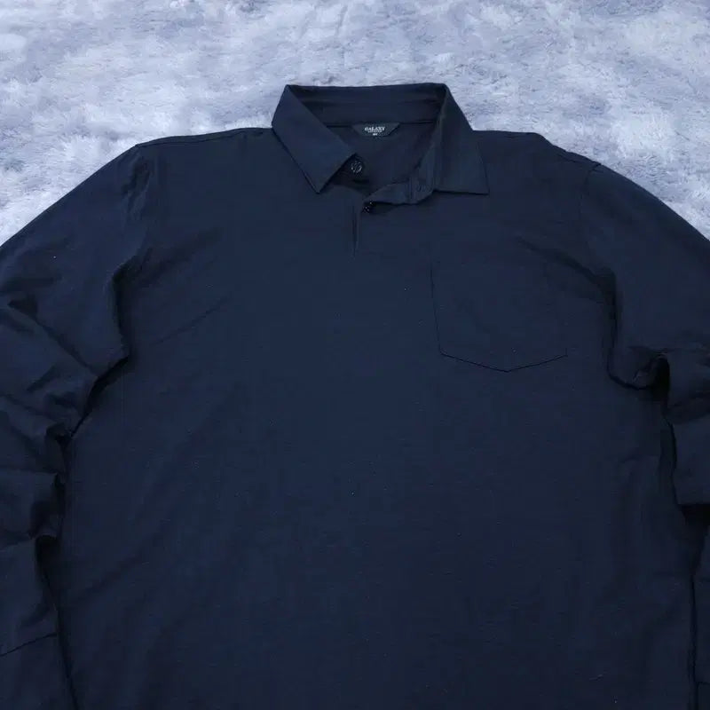 [BUNJANG] Galaxy Long Sleeve Polo Shirt Size 105 / 105 갤럭시 긴팔 카라티 | A