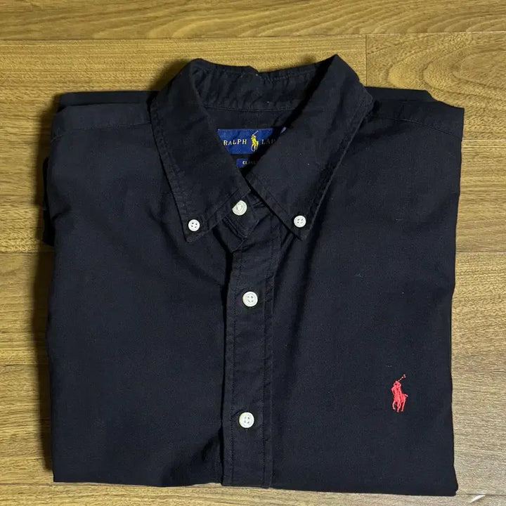[BUNJANG] Polo Ralph Lauren Classic Fit Garment Dyed Shirt Black M / 폴로 클래식핏 가먼트 다이셔츠 블랙M