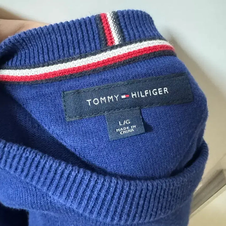 [BUNJANG] Tommy Hilfiger Knit Navy L / (L) 타미힐피거 니트 네이비