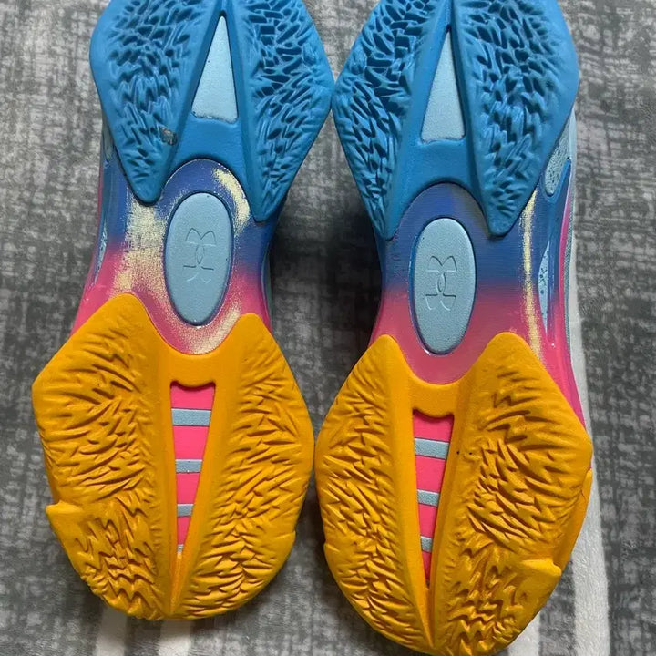 [BUNJANG] Curry 7 Blue Pink Basketball Shoes (300mm) / 커리 7 블루 핑크 300mm