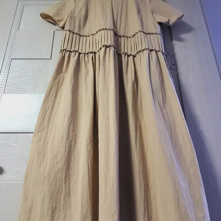 [BUNJANG] Pleated Long Dress / 바스락 플리츠 롱원피스