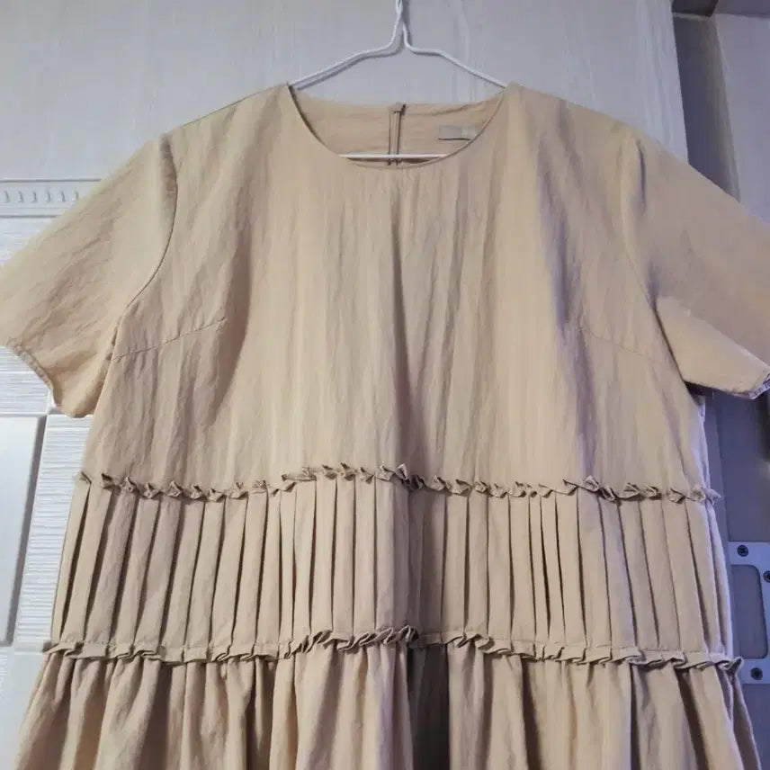 [BUNJANG] Pleated Long Dress / 바스락 플리츠 롱원피스