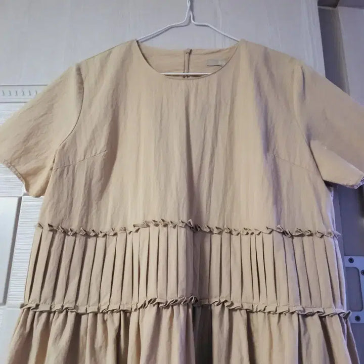 [BUNJANG] Pleated Long Dress / 바스락 플리츠 롱원피스