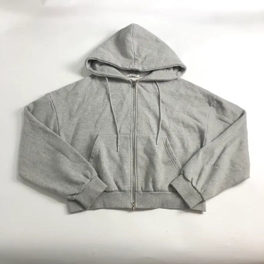 [BUNJANG] LAROOM Grey Hoodie Zip-up / LAROOM 라룸 회색 후드집업