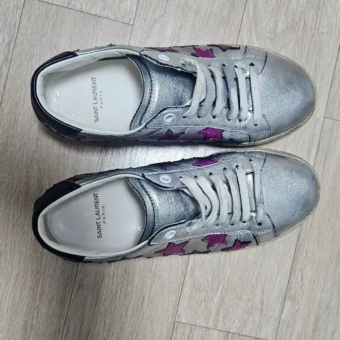 [BUNJANG] Saint Laurent Silver Star Sneakers / 생로랑실버스타 스니커즈