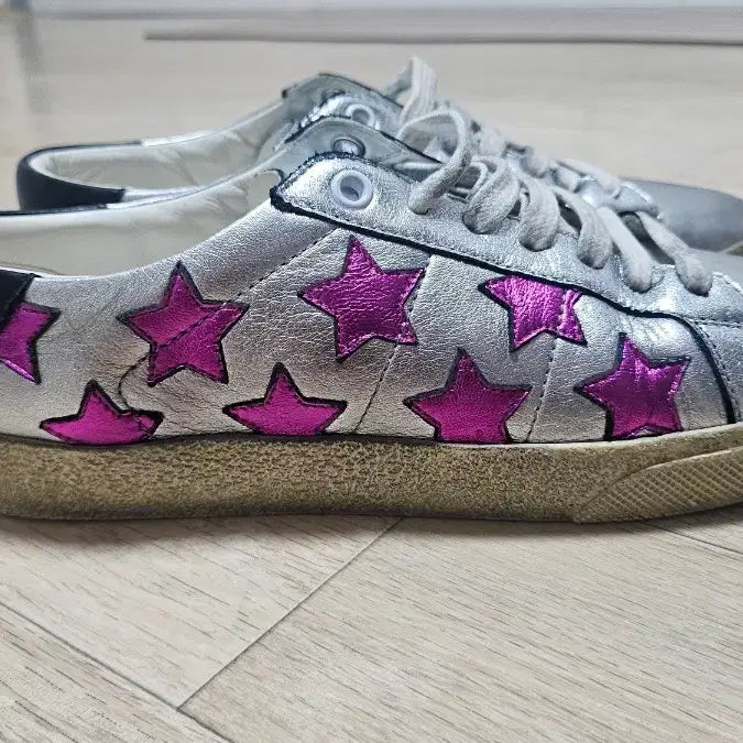 [BUNJANG] Saint Laurent Silver Star Sneakers / 생로랑실버스타 스니커즈