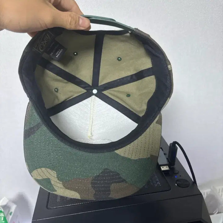 [BUNJANG] Military Camo Star Patch Ball Cap / 밀리터리 카모 별 패치 볼캡