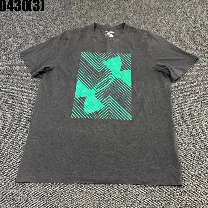 [BUNJANG] Under Armour Grey Short Sleeve T-Shirt 2XL / 언더아머 회색 반팔 티셔츠 2xl 0430