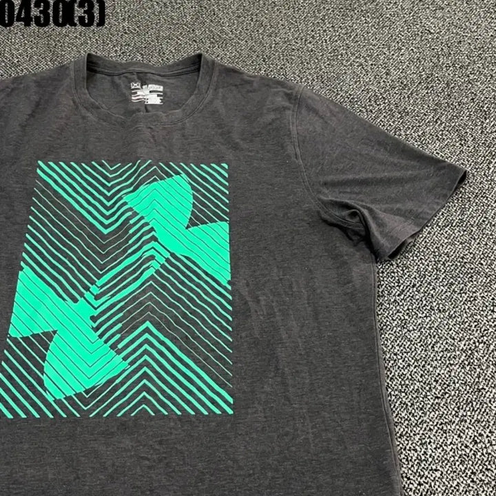 [BUNJANG] Under Armour Grey Short Sleeve T-Shirt 2XL / 언더아머 회색 반팔 티셔츠 2xl 0430