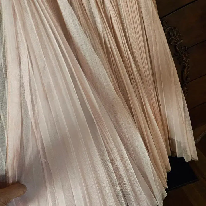 [BUNJANG] MilkCocoa Pink Tulle Dress with Ribbon / 밀크코코아 샤원피스