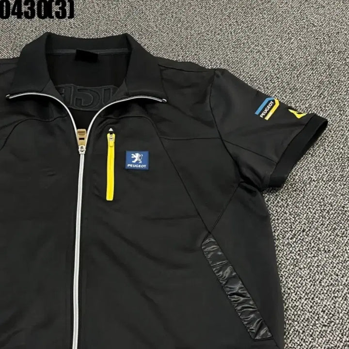 [BUNJANG] Le Coq Sportif Short-Sleeve Windbreaker Black / 르꼬끄 반팔 바람막이 블랙110 0430