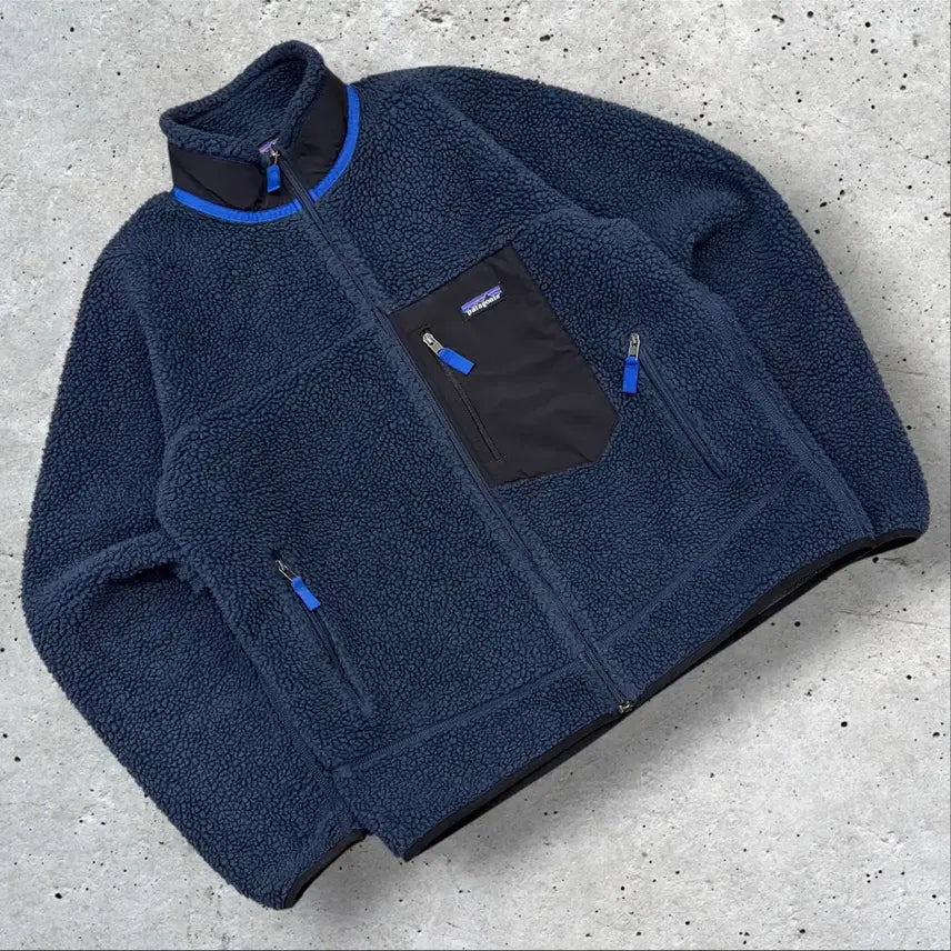 [BUNJANG] Patagonia Retro-X Fleece Jacket Navy L / [L] 파타고니아 레트로X 네이비 플리스 후리스 자켓 D915