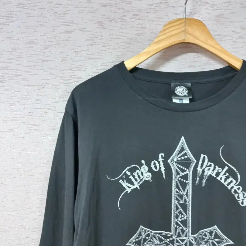 [BUNJANG] Black Print T-Shirt / B5-1/블랙 프린트 티셔츠