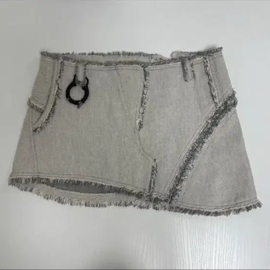 [BUNJANG] Hyein Seo Fringe Mini Skirt / [1] 혜인서 스커트
