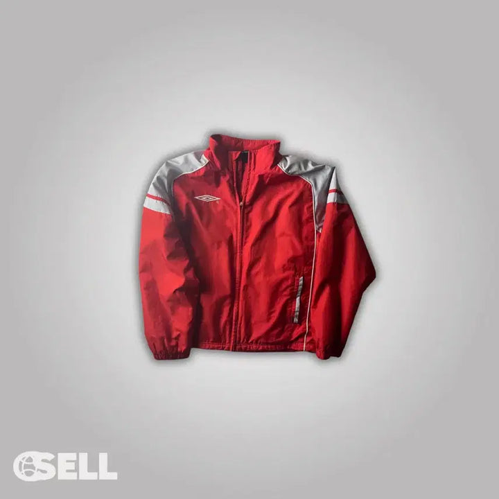[BUNJANG] Umbro Red Windbreaker (Unisex) / 엄즈로 바람막이