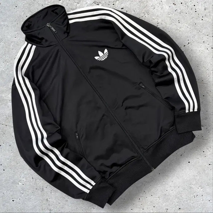 [BUNJANG] Adidas Firebird 3-Stripes Track Top Jersey Black D917 / [105] 12s 아디다스 파이어버드 삼선 트랙탑 져지 블랙 D917
