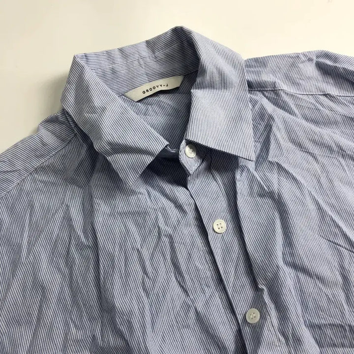 [BUNJANG] GROOVY-J Striped Shirt / GROOVY-J 스트라이프 셔츠