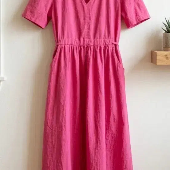 [BUNJANG] Leclaire Pink Dress / 르끌레르 핑크 원피스(택포)