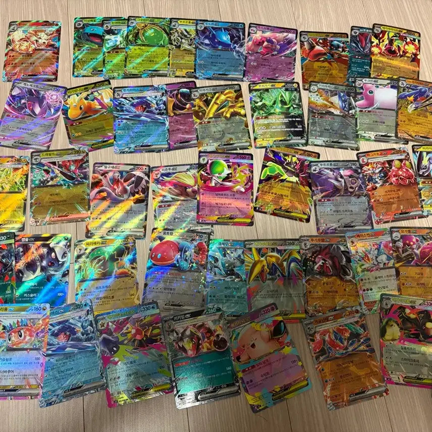 [BUNJANG] Pokemon EX Cards - 47 Non-Duplicate Cards Bundle / 포켓몬스터ex카드 노중복 47장 일괄로 판매합니다!!