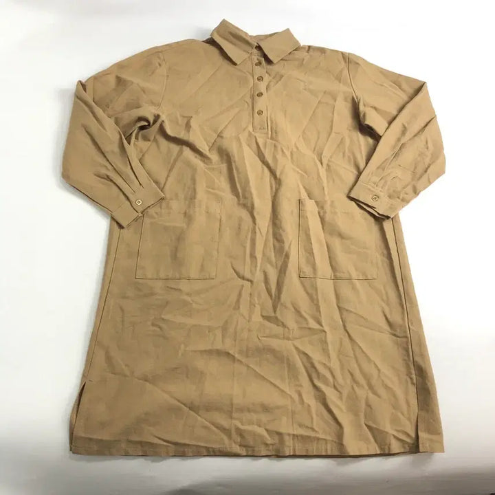 [BUNJANG] Shirt Dress Long / 셔츠형 롱 원피스