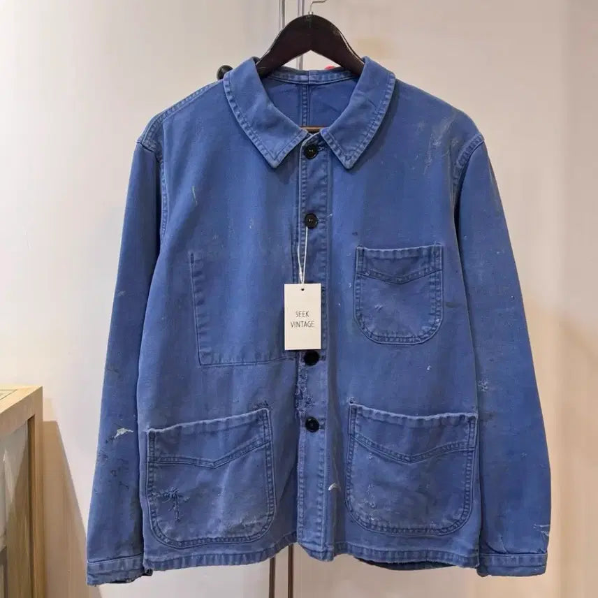 [BUNJANG] 1950s-1960s French Military Issue Work Jacket / 50s-60s 프렌치 워크자켓 (프랑스군 공발 오리지널)
