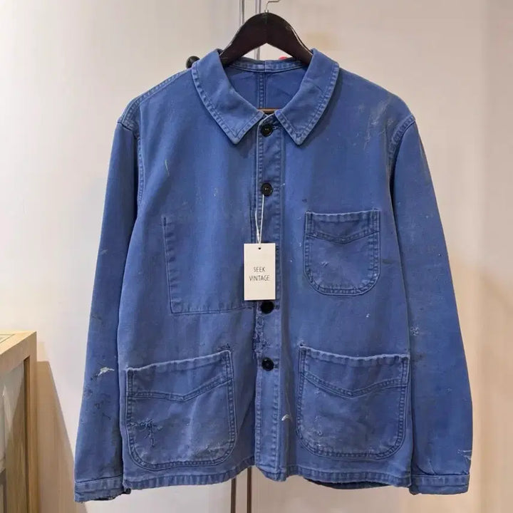 [BUNJANG] 1950s-1960s French Military Issue Work Jacket / 50s-60s 프렌치 워크자켓 (프랑스군 공발 오리지널)