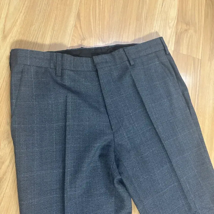 [BUNJANG] Check Pattern Slacks Trousers / 체크무늬 슬랙스 정장 바지