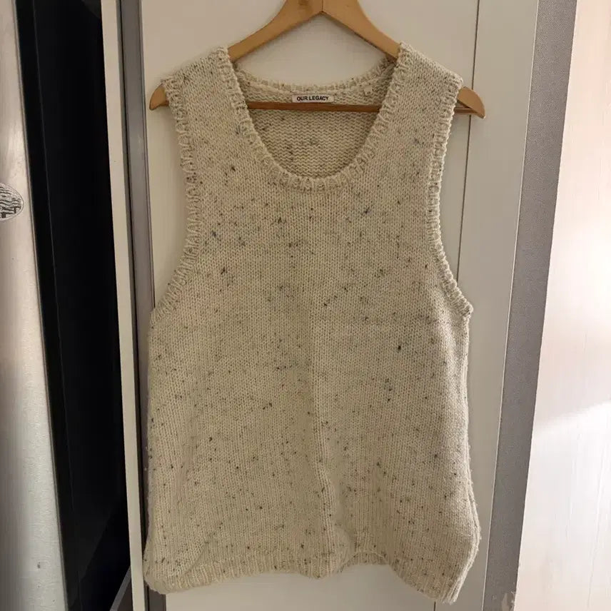 [BUNJANG] Our Legacy Knit Vest Ivory / 아워레가시 니트 베스트 아이보리