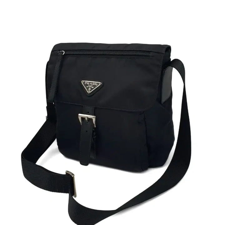 [BUNJANG] Prada Black Nylon Messenger Crossbody Shoulder Bag B5469F / 프라다 블랙 메신저백 크로스백 숄더백 B5469F