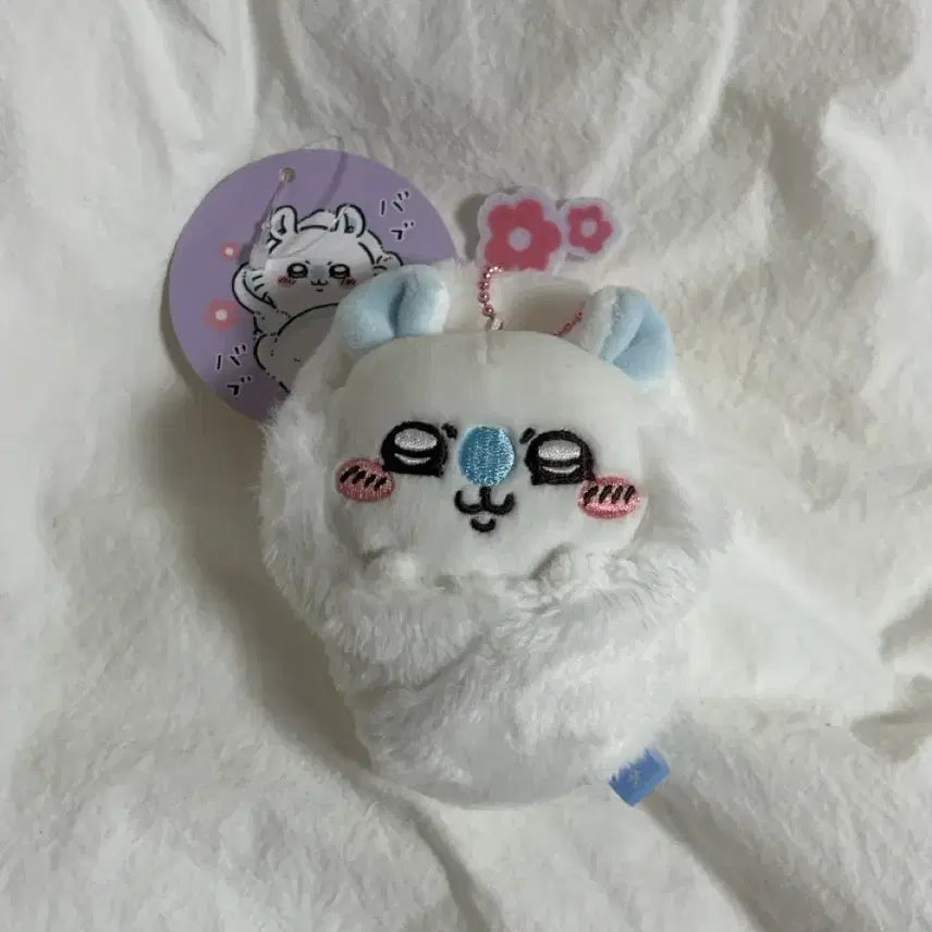 [BUNJANG] Chiikawa Momonga Doll Keychain / 치이카와 마켓 포대기 모몽가 인형 키링