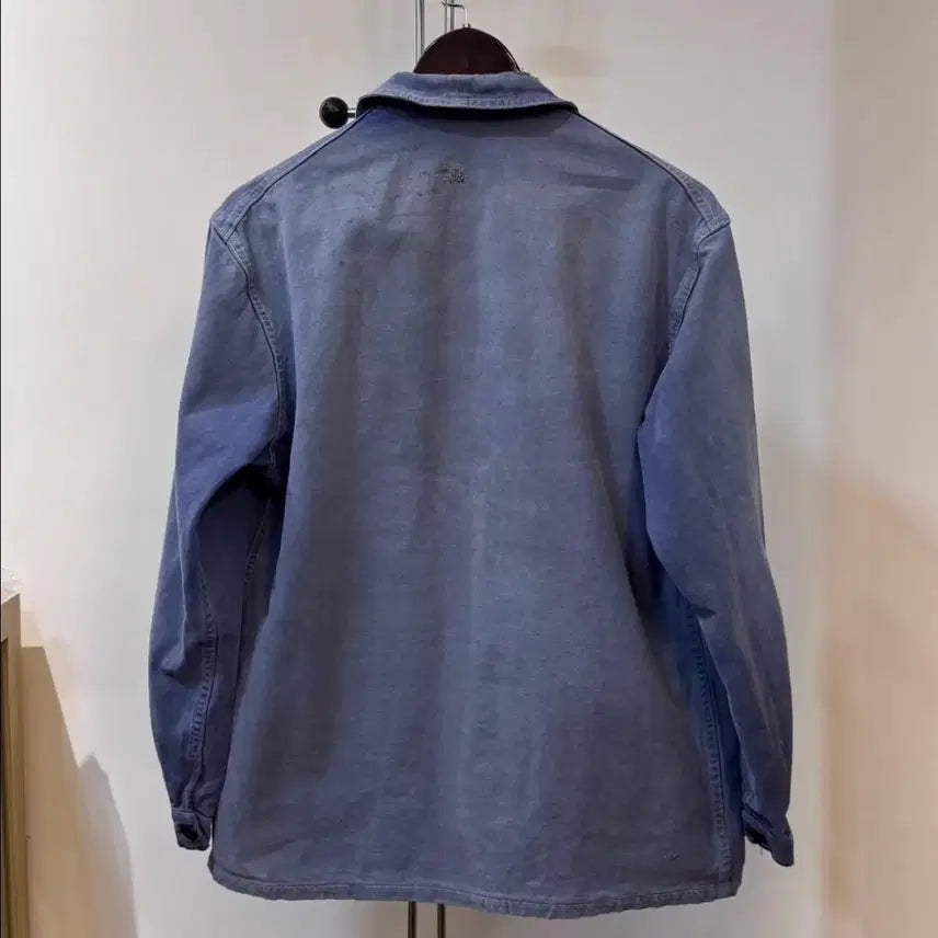 [BUNJANG] 1980s European French Work Jacket (3-Pocket / Indigo) / 80s 유러피안 프렌치 워크자켓  (3-포켓 / 인디고)