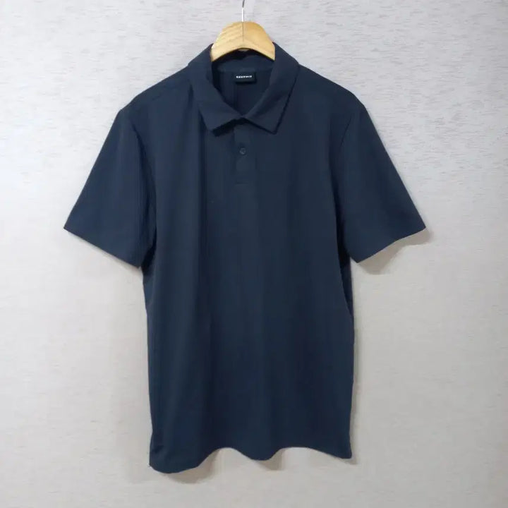 [BUNJANG] Xexmix Navy Short Sleeve Polo Shirt Men&