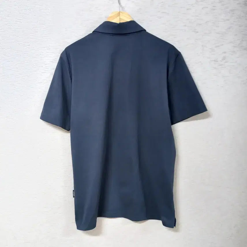 [BUNJANG] Xexmix Navy Short Sleeve Polo Shirt Men&
