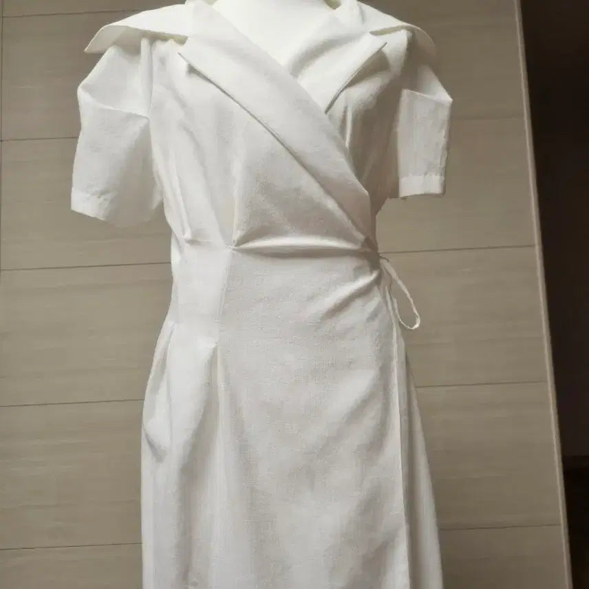 [BUNJANG] The J Linen Wrap Long Dress / (더블제이) 린넨 랩 롱원피스 (새상품)