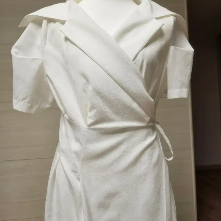[BUNJANG] The J Linen Wrap Long Dress / (더블제이) 린넨 랩 롱원피스 (새상품)