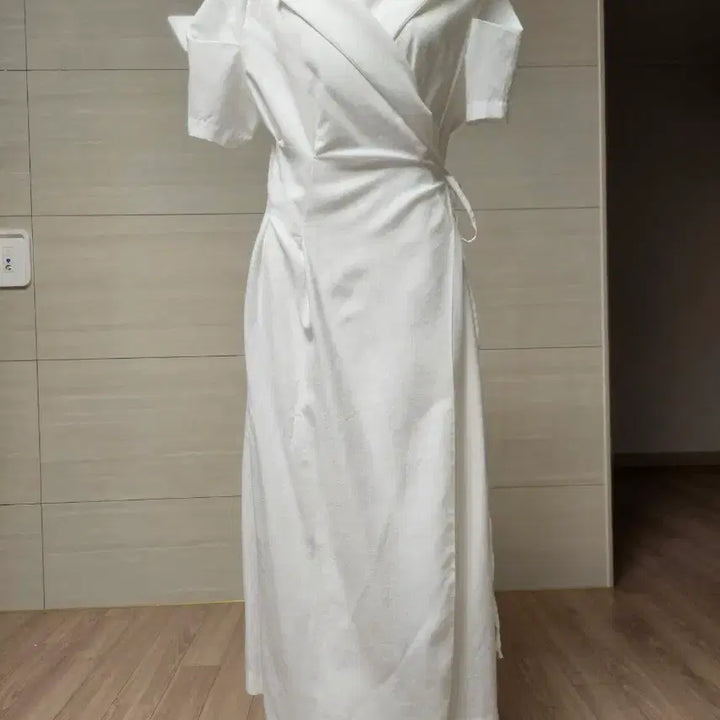 [BUNJANG] The J Linen Wrap Long Dress / (더블제이) 린넨 랩 롱원피스 (새상품)