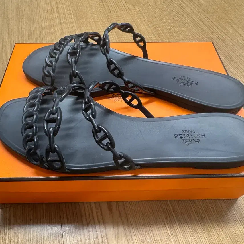 [BUNJANG] Hermes Rivage Jelly Shoes Size 40 / 에르메스 리바쥬 젤리슈즈 40(정품)