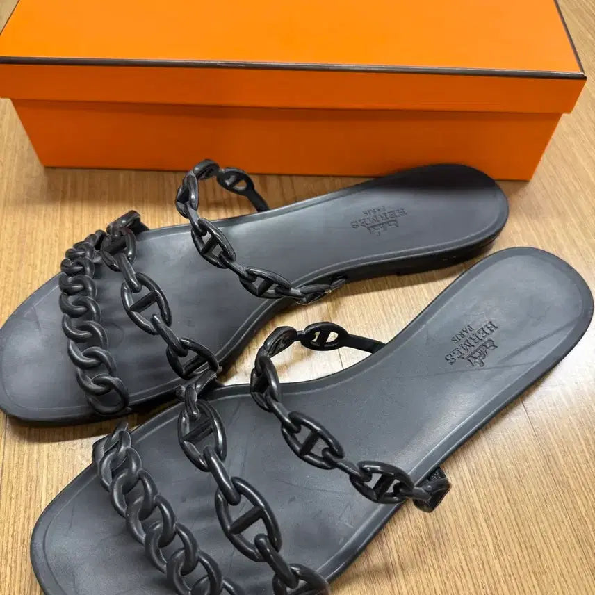 [BUNJANG] Hermes Rivage Jelly Shoes Size 40 / 에르메스 리바쥬 젤리슈즈 40(정품)