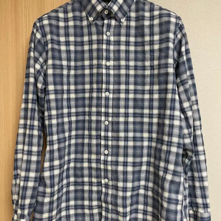 [BUNJANG] Eredito Linen Check Shirt / 에르디토(eredito) 린넨 체크 셔츠