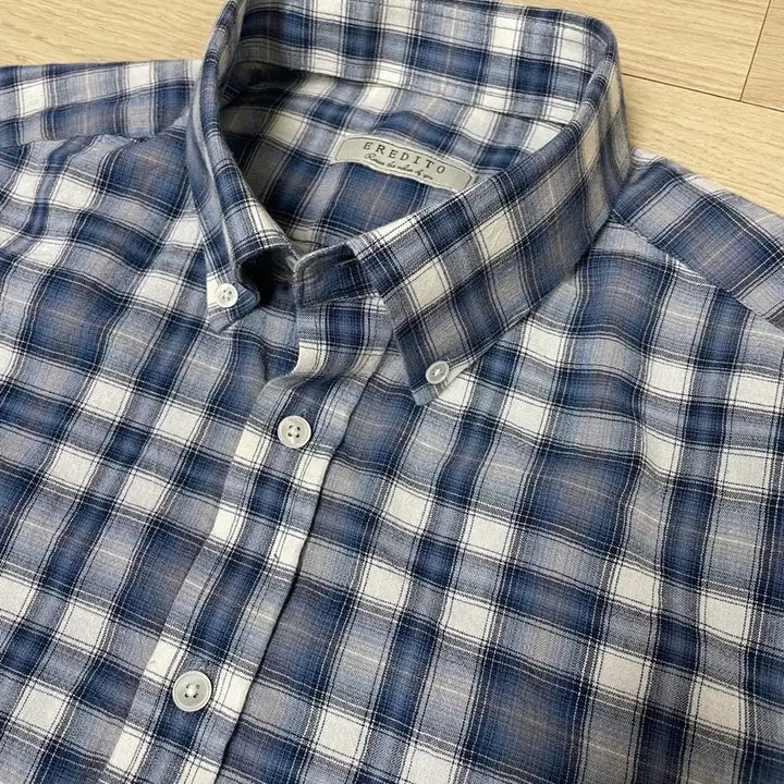 [BUNJANG] Eredito Linen Check Shirt / 에르디토(eredito) 린넨 체크 셔츠
