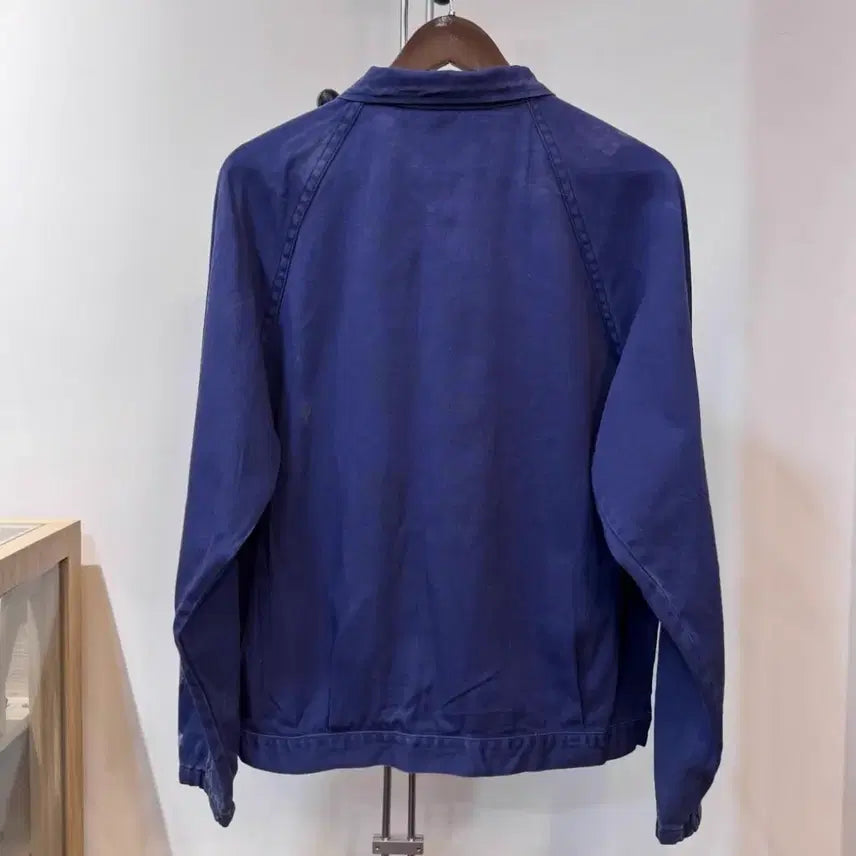 [BUNJANG] 90s European French Work Jacket Indigo Two-Pocket Short Version / 90s 유러피안 프렌치 워크자켓 (인디고 / 투포켓 숏 버전)
