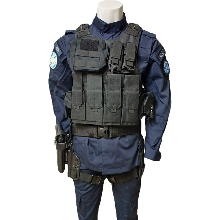 [BUNJANG] UN GOC Anti-Terrorist Force Dark Blue Costume Set Rental / 졸업사진 대여 UN GOC 특공대 특수부대 졸사 남색 대테러복