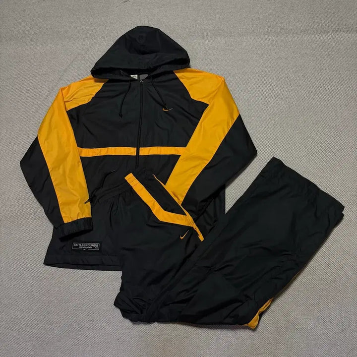 [BUNJANG] Nike 00s Old School Windbreaker Set / 나이키 00s 올드스쿨 바람막이 셋업