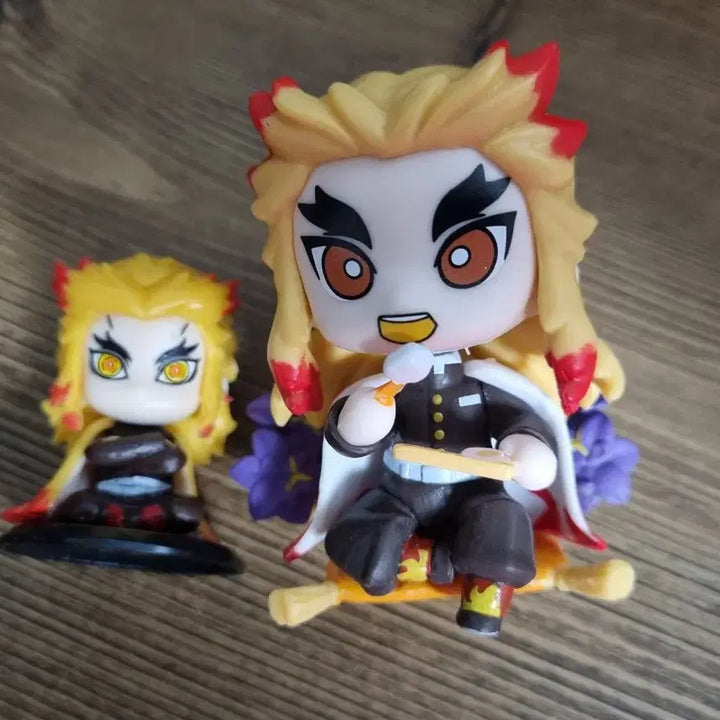 [BUNJANG] Demon Slayer Flower Birth Series 12 Figures + Acrylic Case Bundle Set / [일괄] 귀멸의 칼날 탄생화 피규어 12종 + 아크릴 케이스