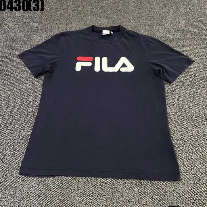 [BUNJANG] FILA Short Sleeve T-Shirt Navy S / 휠라 FILA 반팔 티셔츠 네이비s 0430