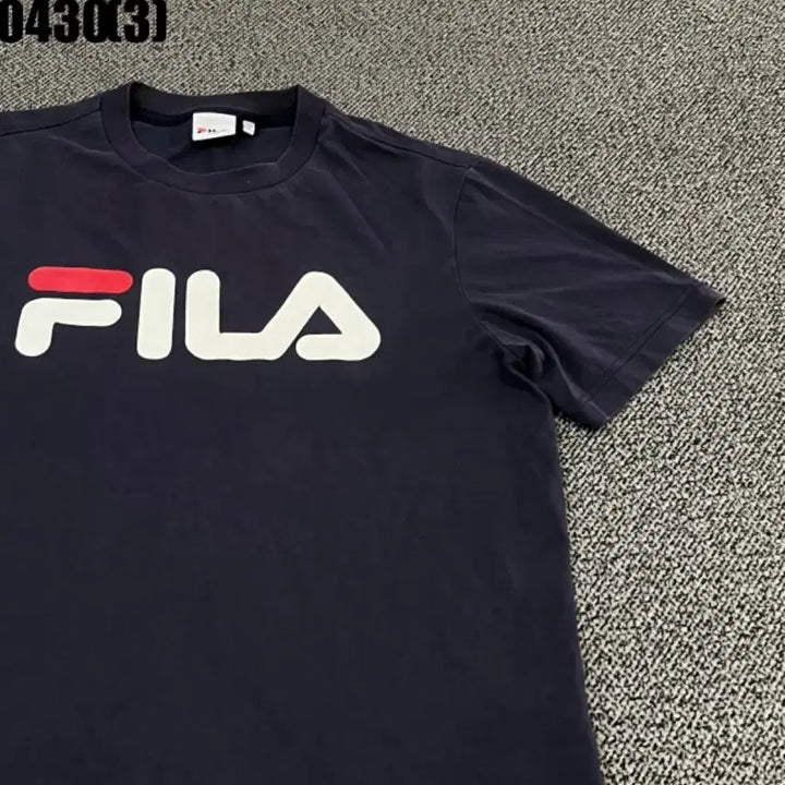 [BUNJANG] FILA Short Sleeve T-Shirt Navy S / 휠라 FILA 반팔 티셔츠 네이비s 0430