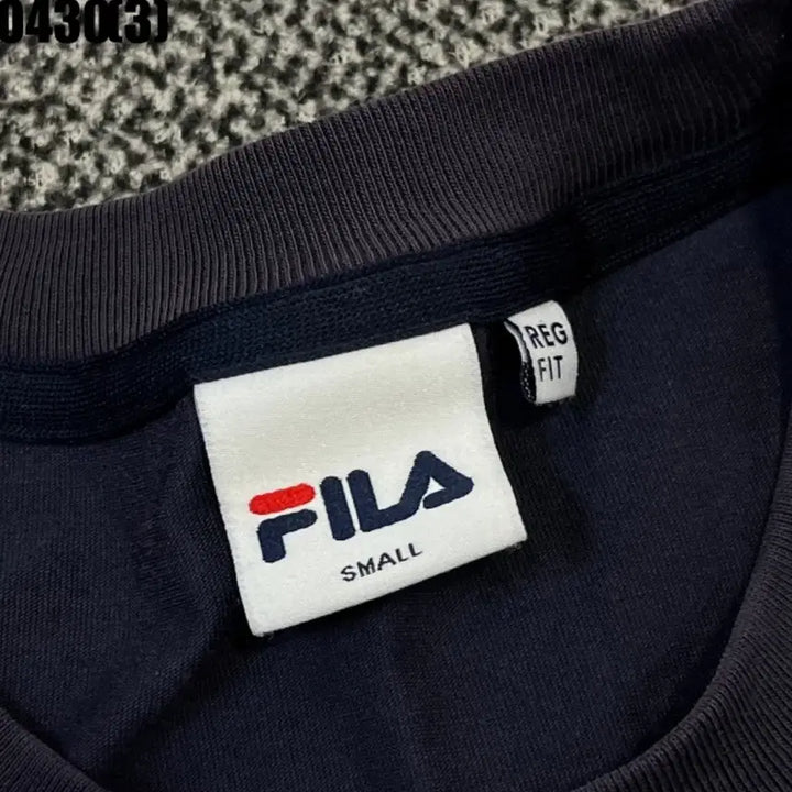 [BUNJANG] FILA Short Sleeve T-Shirt Navy S / 휠라 FILA 반팔 티셔츠 네이비s 0430