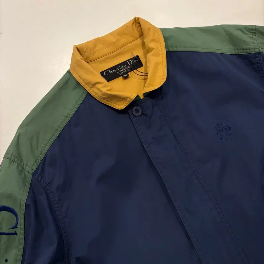 [BUNJANG] Christian Dior Monsieur Sport Track Jacket / [100] 90s 크리스찬 디올 무슈 스포츠 블루종 집업 자켓 D922