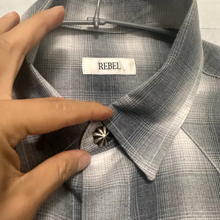 [BUNJANG] The REBEL Cropped Western Shirt M / 더레벨[The REBEL]콘초 크롭웨스턴셔츠M