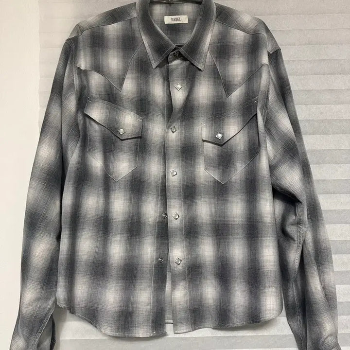 [BUNJANG] The REBEL Cropped Western Shirt M / 더레벨[The REBEL]콘초 크롭웨스턴셔츠M